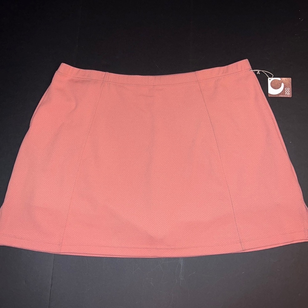 Izod Carbon/Cocona skort with 1 hip pocket & 1 back pocket-NWT